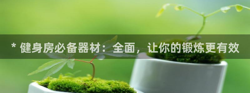意昂体育3平台：* 健身房必备器材：全面，让你的锻炼
