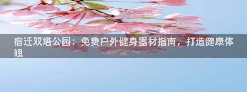 意昂体育3招商电话是多少号码：宿迁双塔公园：免费户外