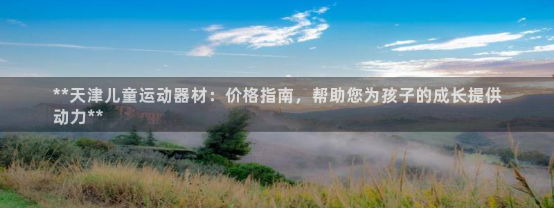 意昂3娱乐网站：**天津儿童运动器材：价格指南，帮助