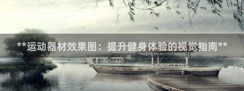 意昂3代理：**运动器材效果图：提升健身体验的视觉指