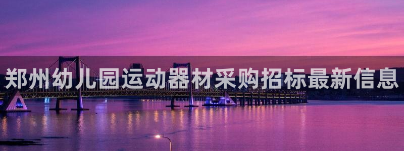 意昂体育3平台：郑州幼儿园运动器材采购招标最新信息