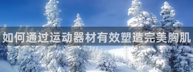 意昂体育3招商电话是多少啊：如何通过运动器材有效塑造
