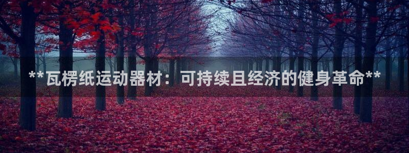 意昂3神州：**瓦楞纸运动器材：可持续且经济的健身革