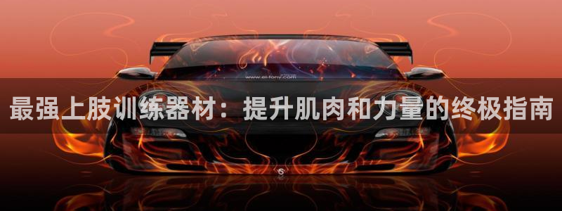 意昂3官方：最强上肢训练器材：提升肌肉和力量的终极指