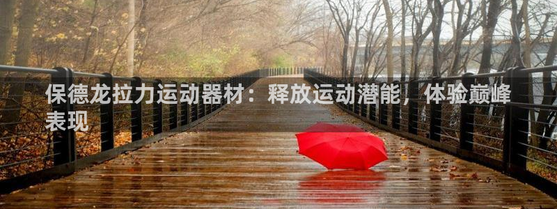 意昂体育3平台APP：保德龙拉力运动器材：释放运动潜