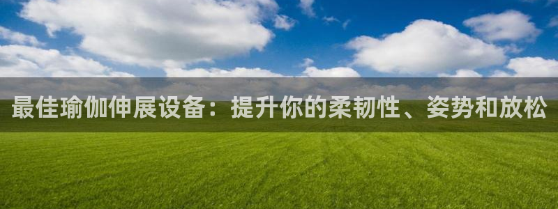 意昂体育3娱乐：最佳瑜伽伸展设备：提升你的柔韧性、姿