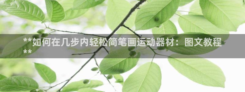 意昂体育3：**如何在几步内轻松简笔画运动器材：图文