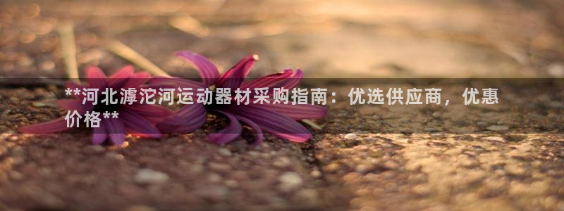 意昂体育3是干嘛的公司：**河北滹沱河运动器材采购指南：优选